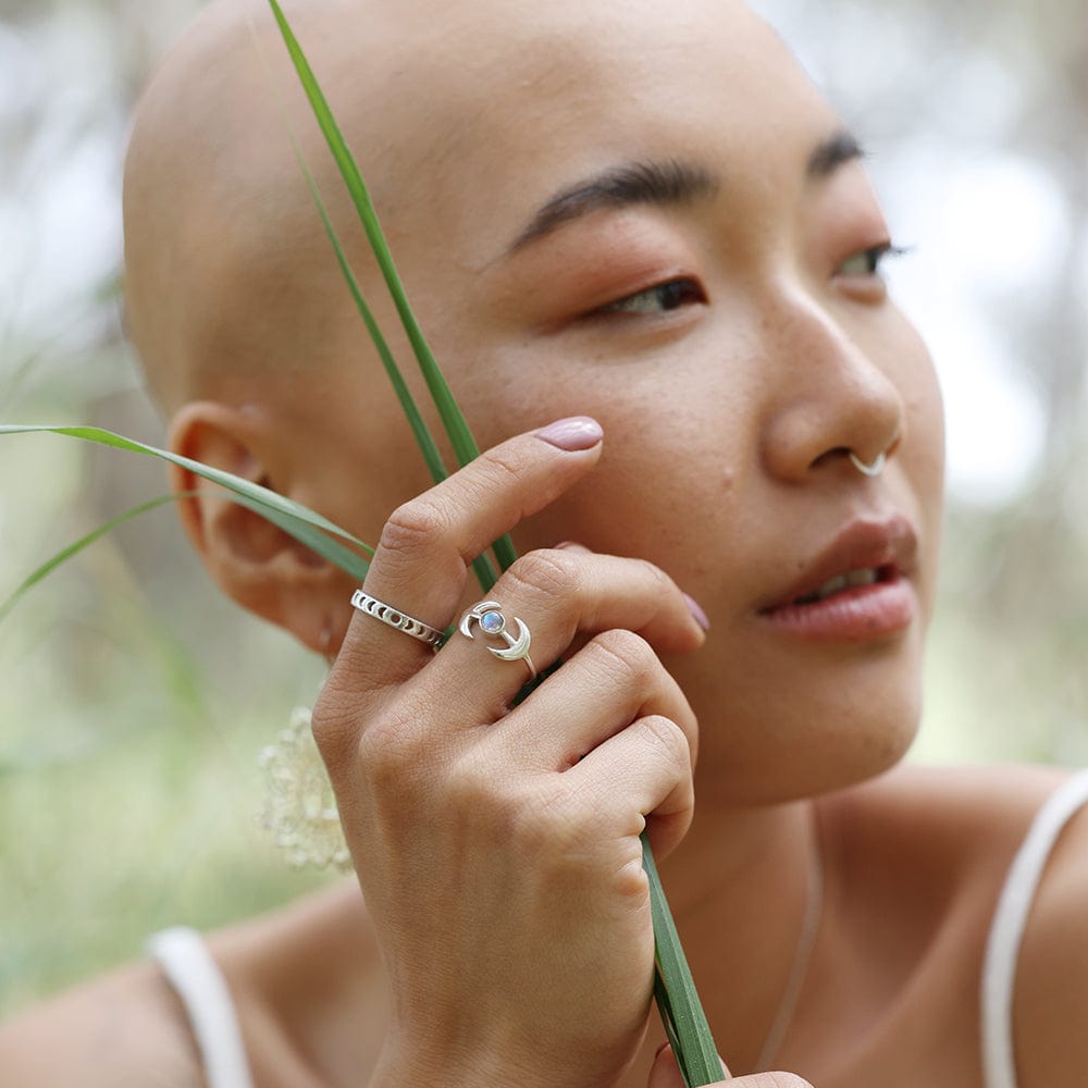 Silver Selene Ring